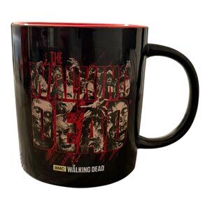 The Walking Dead Oversized Coffee Mug Collector Item Black AMC - Hidden Zombie